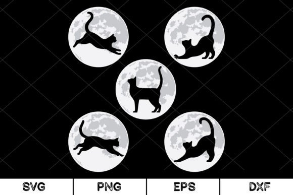 Black Cat and the Moon at Night SVG Review