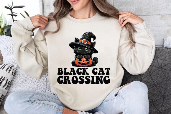 Black Cat Crossing Retro Embroidery Design Review