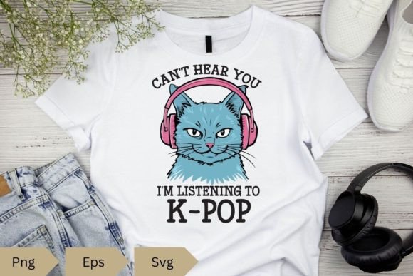 Can’t Hear You I’m Listening to K-pop Embroidery Design Review
