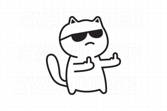Cat Middle Finger Embroidery Design Review