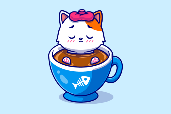 Cute Cat Fever in Coffee Cartoon Review