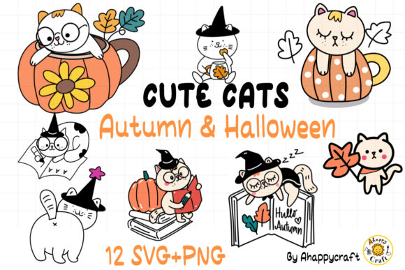 Cute Cats in Autumn and Halloween Embroidery Review