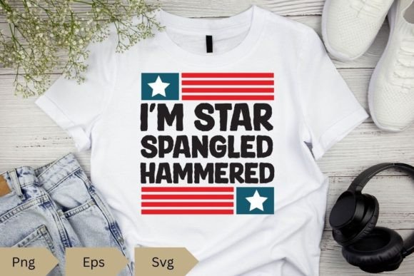 I M Star Spangled Hammered Funny 4th of July Design Review