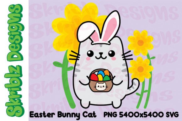 Kawaii Easter Bunny Cat Embroidery Design Review