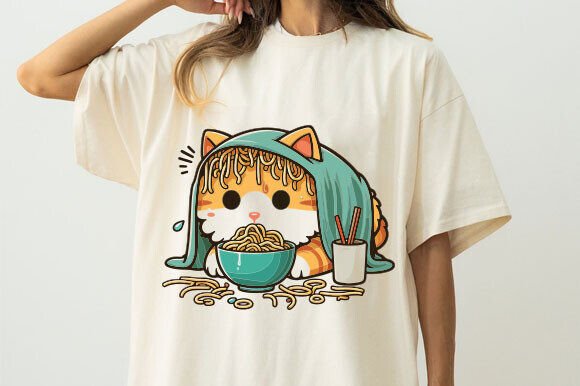 Noodle Cat Shirt Cat Lover Sweatshirts