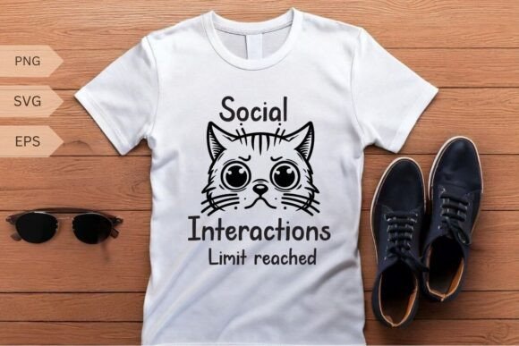 Social Interactions Limit Reached Vector Embroidery Design