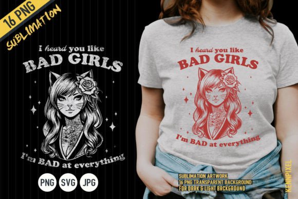 Tattoo Cat I Heard You Like Bad Girls Embroidery Review