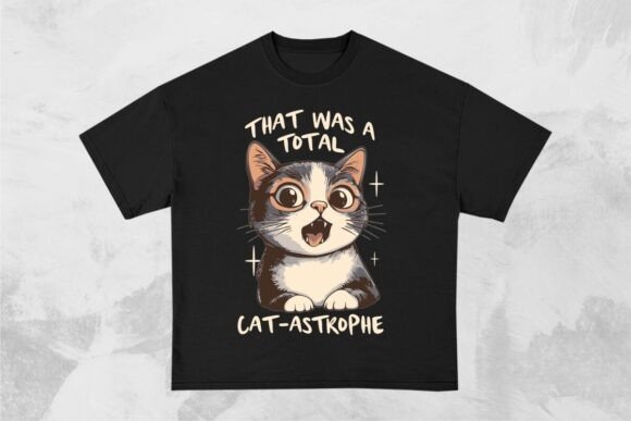 That Was a Total Cat-astrophe Funny Cat Embroidery Review